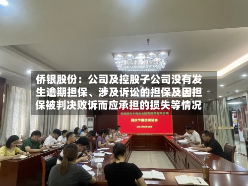 侨银股份：公司及控股子公司没有发生逾期担保、涉及诉讼的担保及因担保被判决败诉而应承担的损失等情况-第2张图片