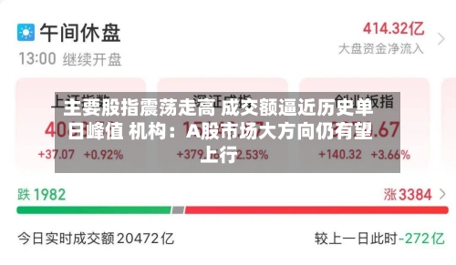 主要股指震荡走高 成交额逼近历史单日峰值 机构：A股市场大方向仍有望上行-第3张图片
