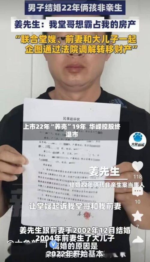 上市22年“养壳”19年  华嵘控股终退市-第2张图片