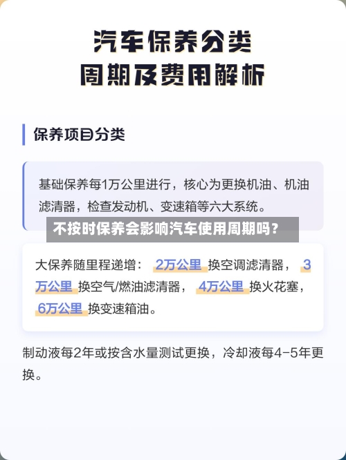 不按时保养会影响汽车使用周期吗？-第3张图片
