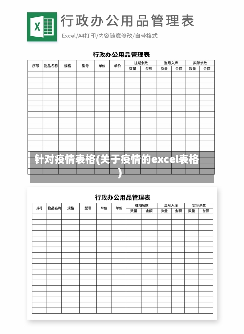 针对疫情表格(关于疫情的excel表格)