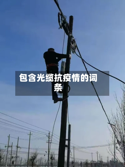 包含光缆抗疫情的词条-第2张图片