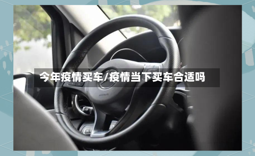 今年疫情买车/疫情当下买车合适吗