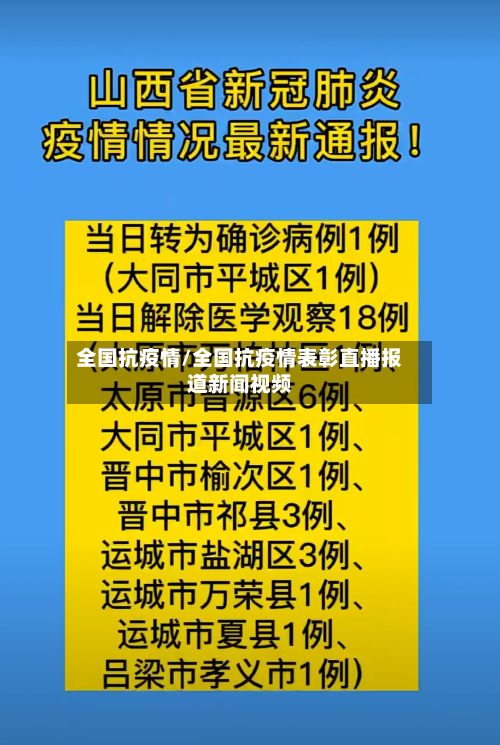 全国抗疫情/全国抗疫情表彰直播报道新闻视频-第2张图片