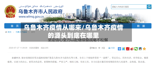 乌鲁木齐疫情从哪来/乌鲁木齐疫情的源头到底在哪里-第2张图片