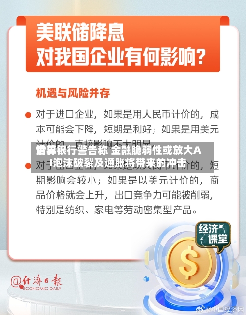 世界清算银行警告称 金融脆弱性或放大AI泡沫破裂及通胀将带来的冲击