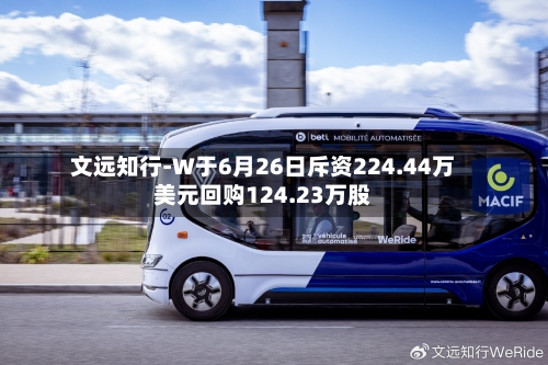文远知行-W于6月26日斥资224.44万美元回购124.23万股-第2张图片