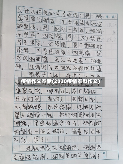 疫情作文奉献(2020疫情奉献作文)-第2张图片