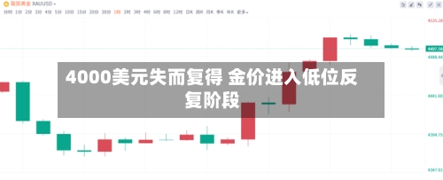 4000美元失而复得 金价进入低位反复阶段