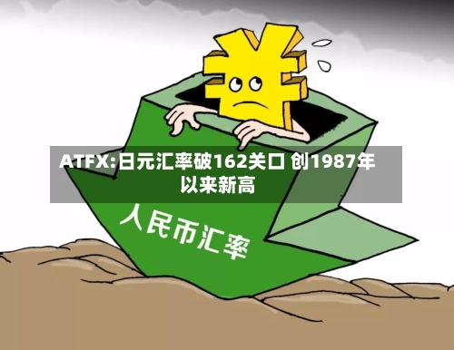 ATFX:日元汇率破162关口 创1987年以来新高