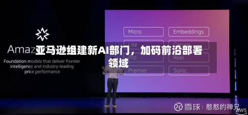 亚马逊组建新AI部门	，加码前沿部署领域-第2张图片