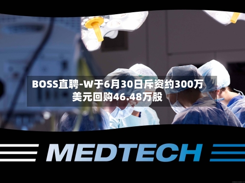 BOSS直聘-W于6月30日斥资约300万美元回购46.48万股-第2张图片