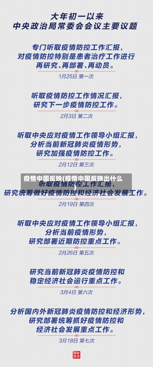 疫情中国反映(疫情中国反映出什么)