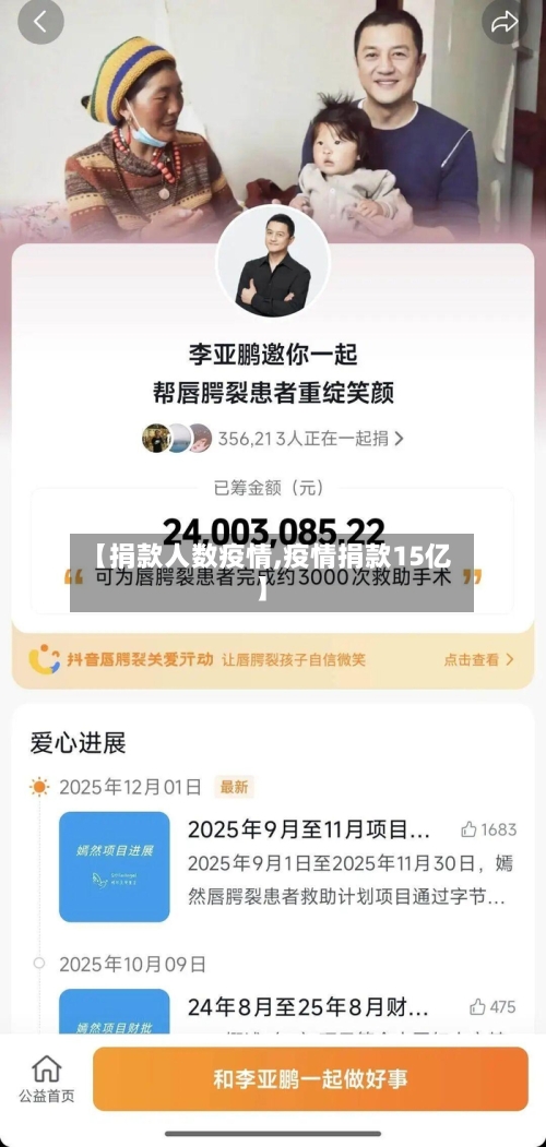 【捐款人数疫情,疫情捐款15亿】-第2张图片