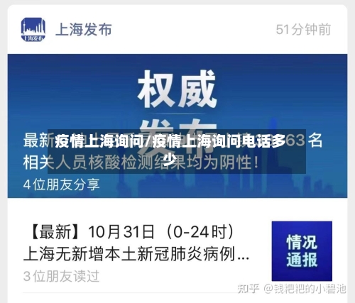 疫情上海询问/疫情上海询问电话多少