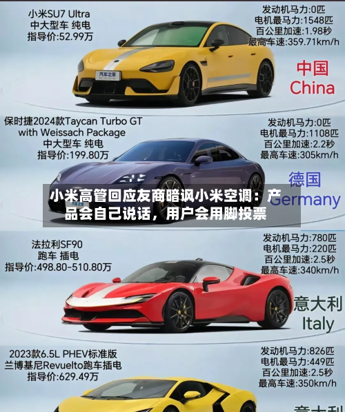 小米高管回应友商暗讽小米空调：产品会自己说话	，用户会用脚投票-第3张图片