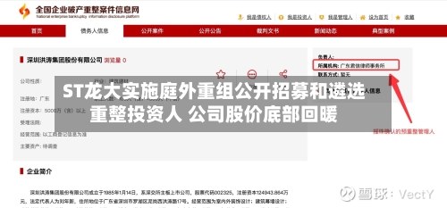 ST龙大实施庭外重组公开招募和遴选重整投资人 公司股价底部回暖