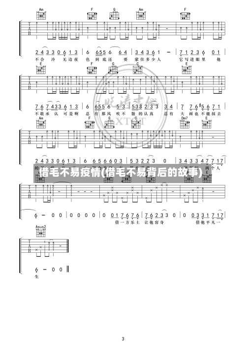 借毛不易疫情(借毛不易背后的故事)