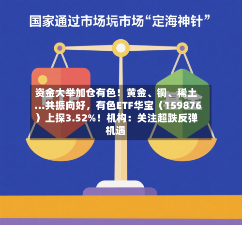 资金大举加仓有色！黄金、铜、稀土…共振向好	，有色ETF华宝（159876）上探3.52%！机构：关注超跌反弹机遇-第2张图片