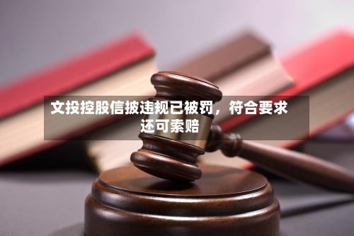 文投控股信披违规已被罚	，符合要求还可索赔-第2张图片
