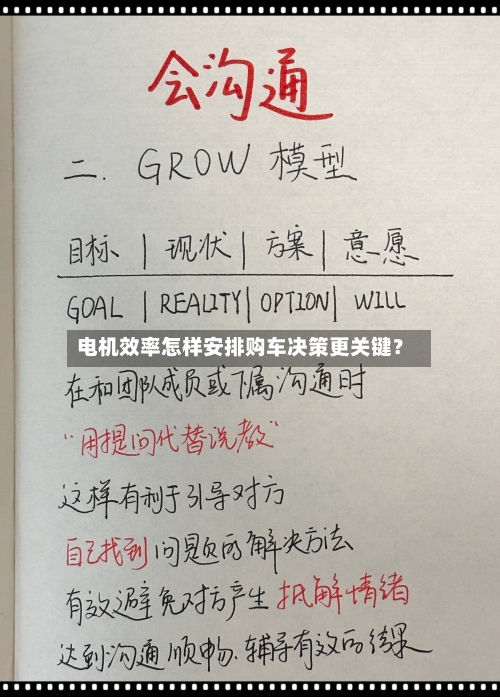 电机效率怎样安排购车决策更关键？