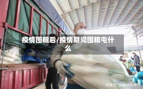 疫情囤粮后/疫情期间囤粮屯什么-第3张图片