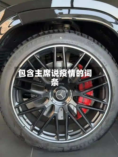 包含主席说疫情的词条