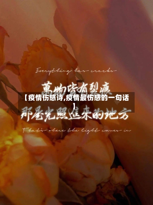 【疫情伤感诗,疫情最伤感的一句话】