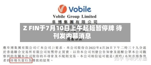 Z FIN于7月10日上午起短暂停牌 待刊发内幕消息-第2张图片