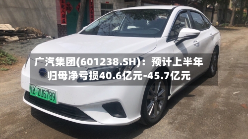 广汽集团(601238.SH):预计上半年归母净亏损40.6亿元-45.7亿元-第2张图片
