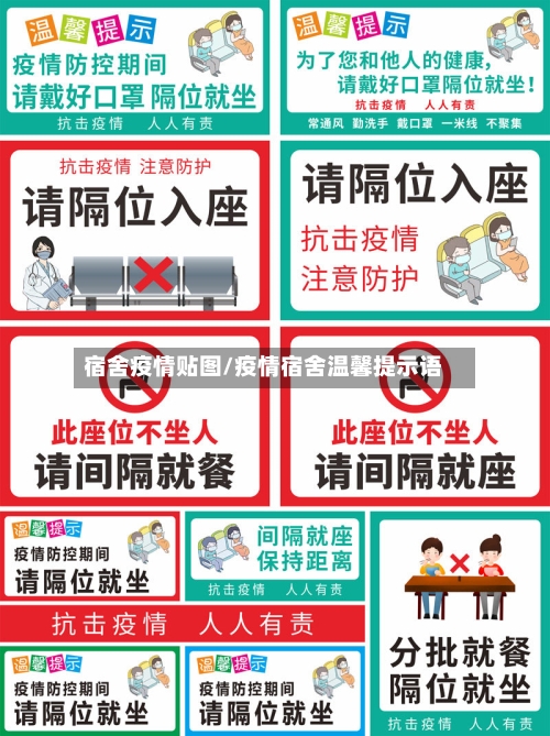 宿舍疫情贴图/疫情宿舍温馨提示语