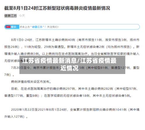 江苏省疫情最新消息/江苏省疫情最近情况-第3张图片