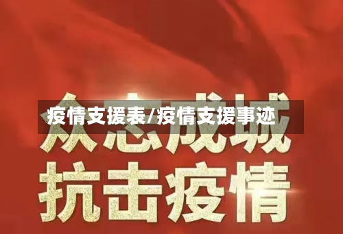 疫情支援表/疫情支援事迹-第3张图片