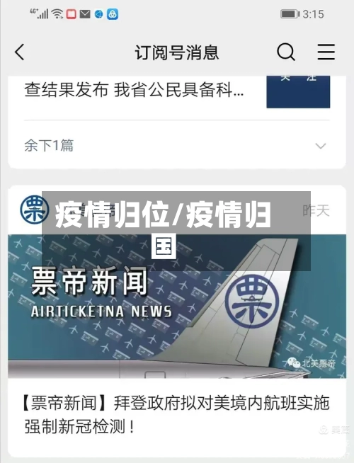疫情归位/疫情归国-第2张图片