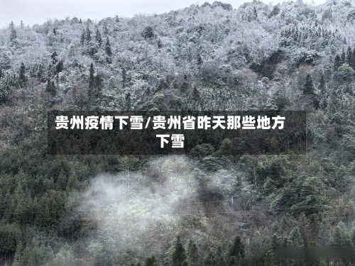 贵州疫情下雪/贵州省昨天那些地方下雪