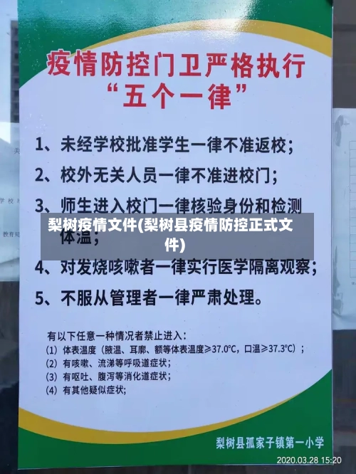 梨树疫情文件(梨树县疫情防控正式文件)