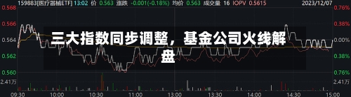 三大指数同步调整，基金公司火线解盘-第2张图片