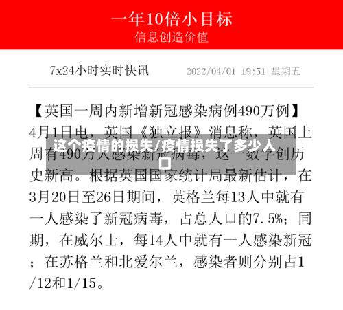 这个疫情的损失/疫情损失了多少人口-第3张图片