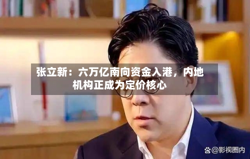张立新：六万亿南向资金入港，内地机构正成为定价核心-第2张图片
