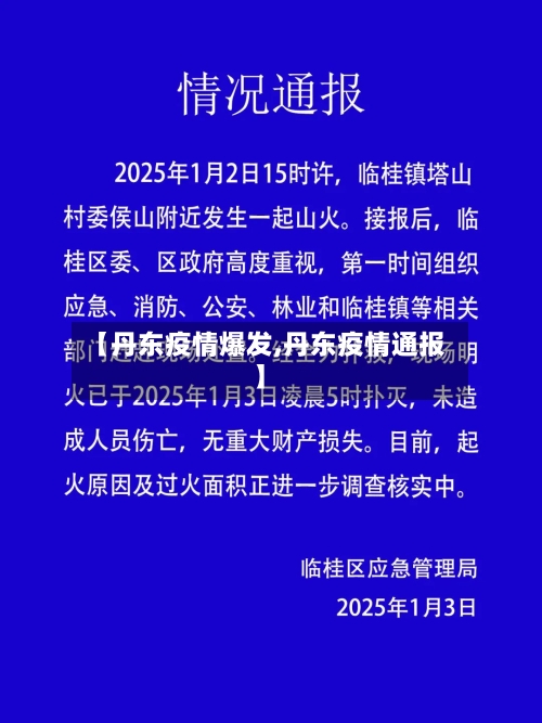【丹东疫情爆发,丹东疫情通报】-第2张图片