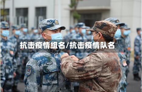 抗击疫情组名/抗击疫情队名