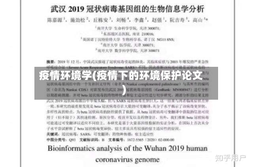 疫情环境学(疫情下的环境保护论文)-第2张图片