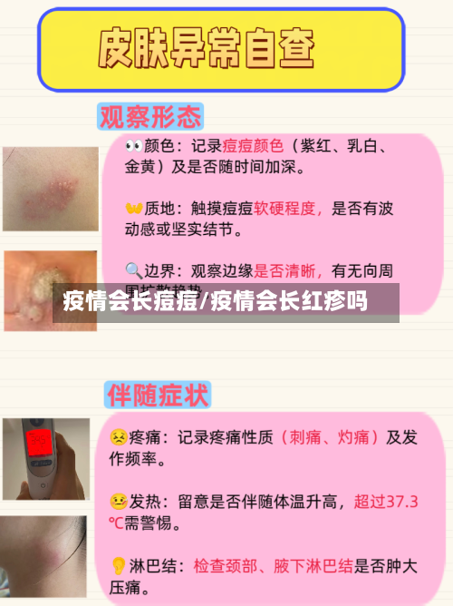疫情会长痘痘/疫情会长红疹吗-第2张图片
