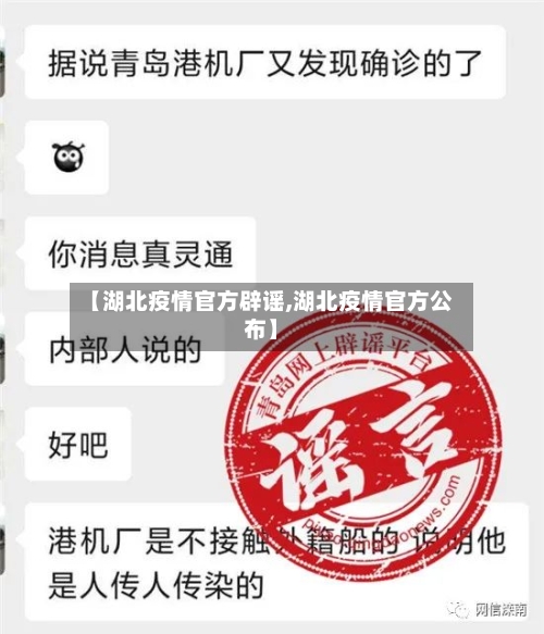 【湖北疫情官方辟谣,湖北疫情官方公布】-第2张图片