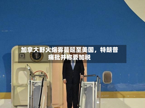 加拿大野火烟雾蔓延至美国，特朗普痛批并称要加税-第3张图片