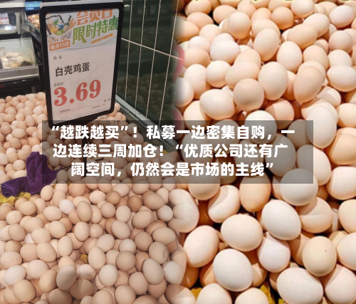 “越跌越买”！私募一边密集自购，一边连续三周加仓！“优质公司还有广阔空间	，仍然会是市场的主线”-第2张图片