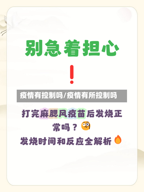 疫情有控制吗/疫情有所控制吗