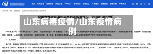 山东病毒疫情/山东疫情病例