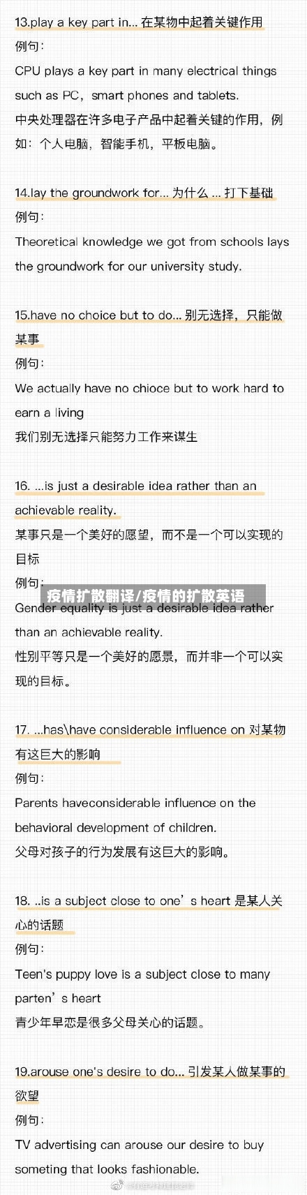 疫情扩散翻译/疫情的扩散英语-第3张图片