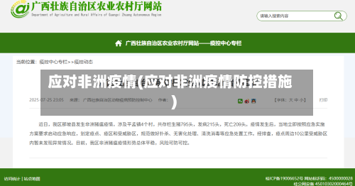 应对非洲疫情(应对非洲疫情防控措施)-第2张图片